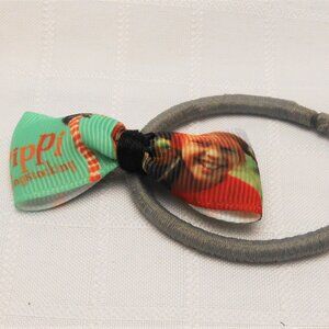 No29-30: Two bows on interchangeable rings for hairpins with Pippi designs